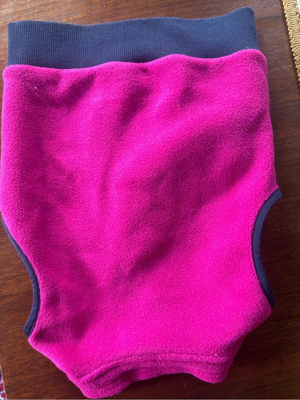 Patagonia Kids Fleece Vest in Pink & Navy